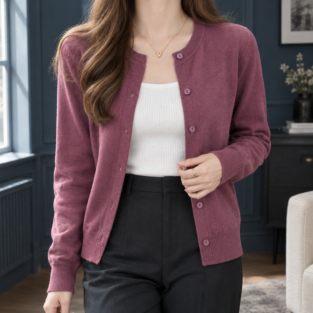 Oriane Fine Knit Cardigan