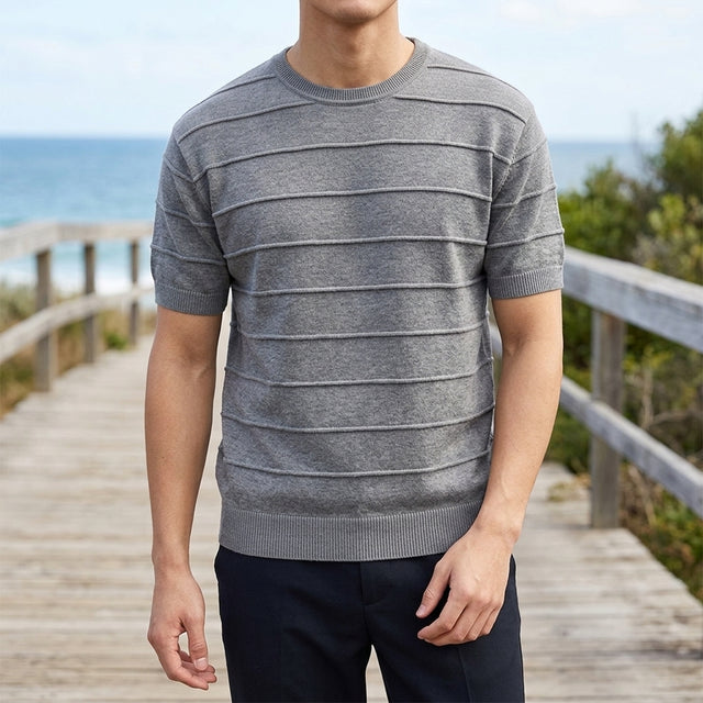 Mason Striped Knit Top