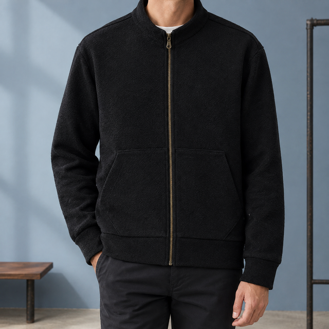 Joshua Textured Zip Jacket