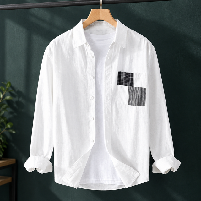 Aldous Patchwork Overshirt