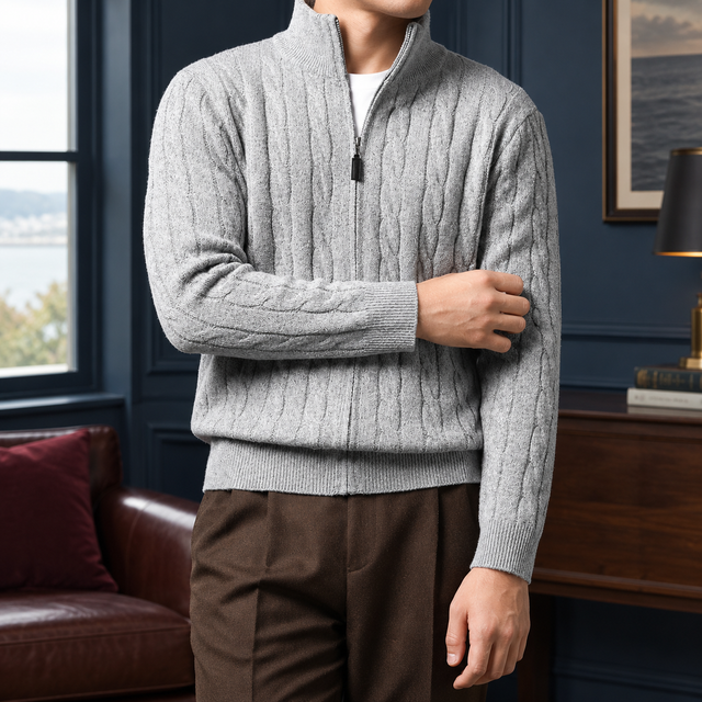 Laurence Cable Knit Sweater
