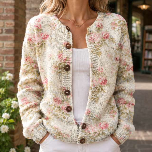 Aria-Faye Floral Cardigan