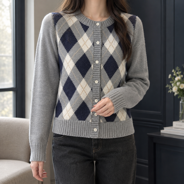 Noemie Argyle Cardigan