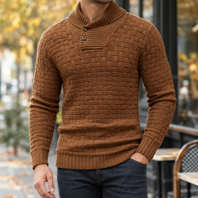 Nicholas Shawl Collar Sweater