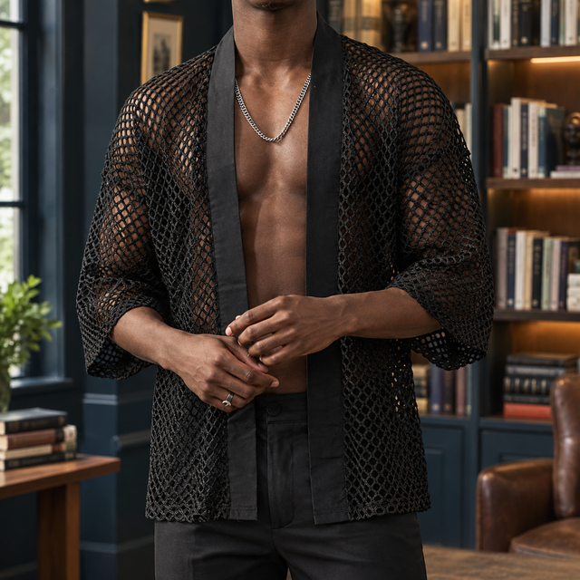 Harry Mesh Cardigan