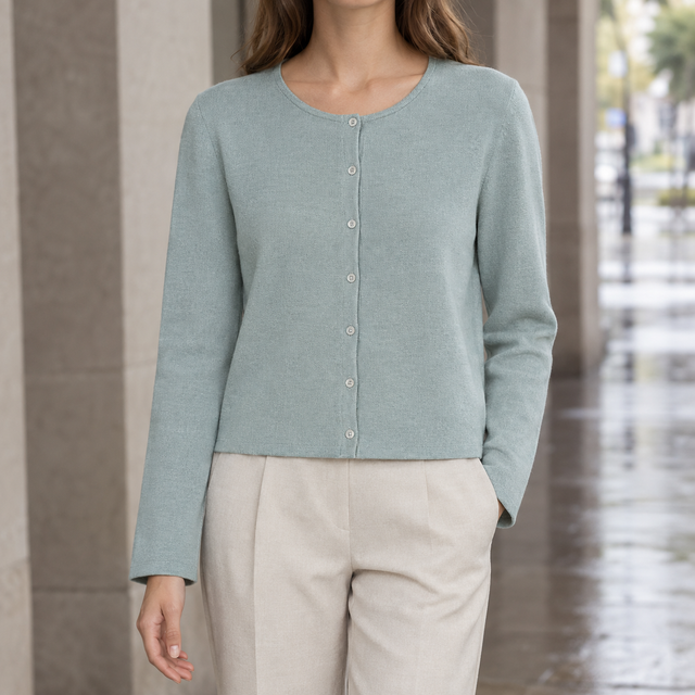 Paula Round Neck Cardigan