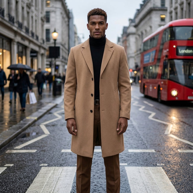 Ashby Wool-Look Overcoat