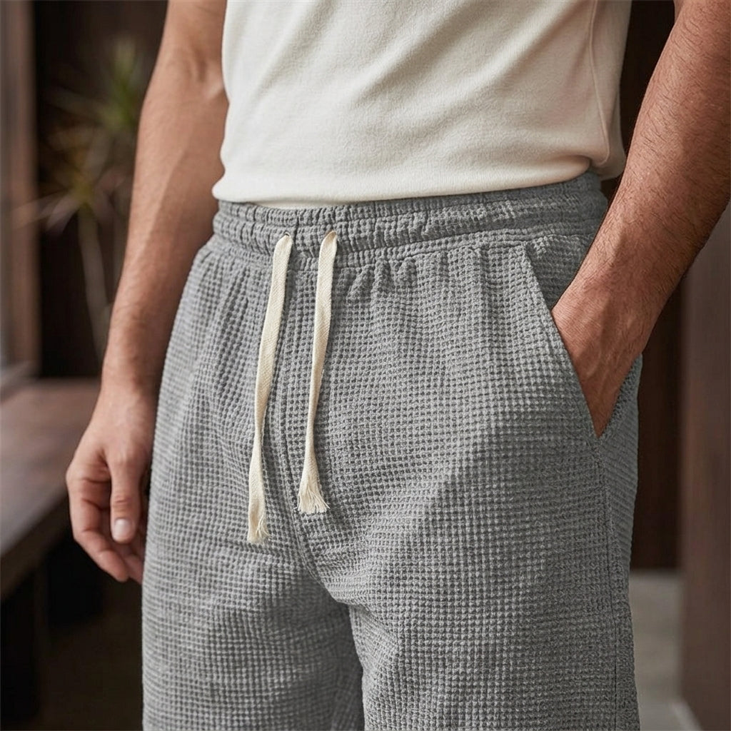 Wyatt Waffle Shorts - Lead Product Detail