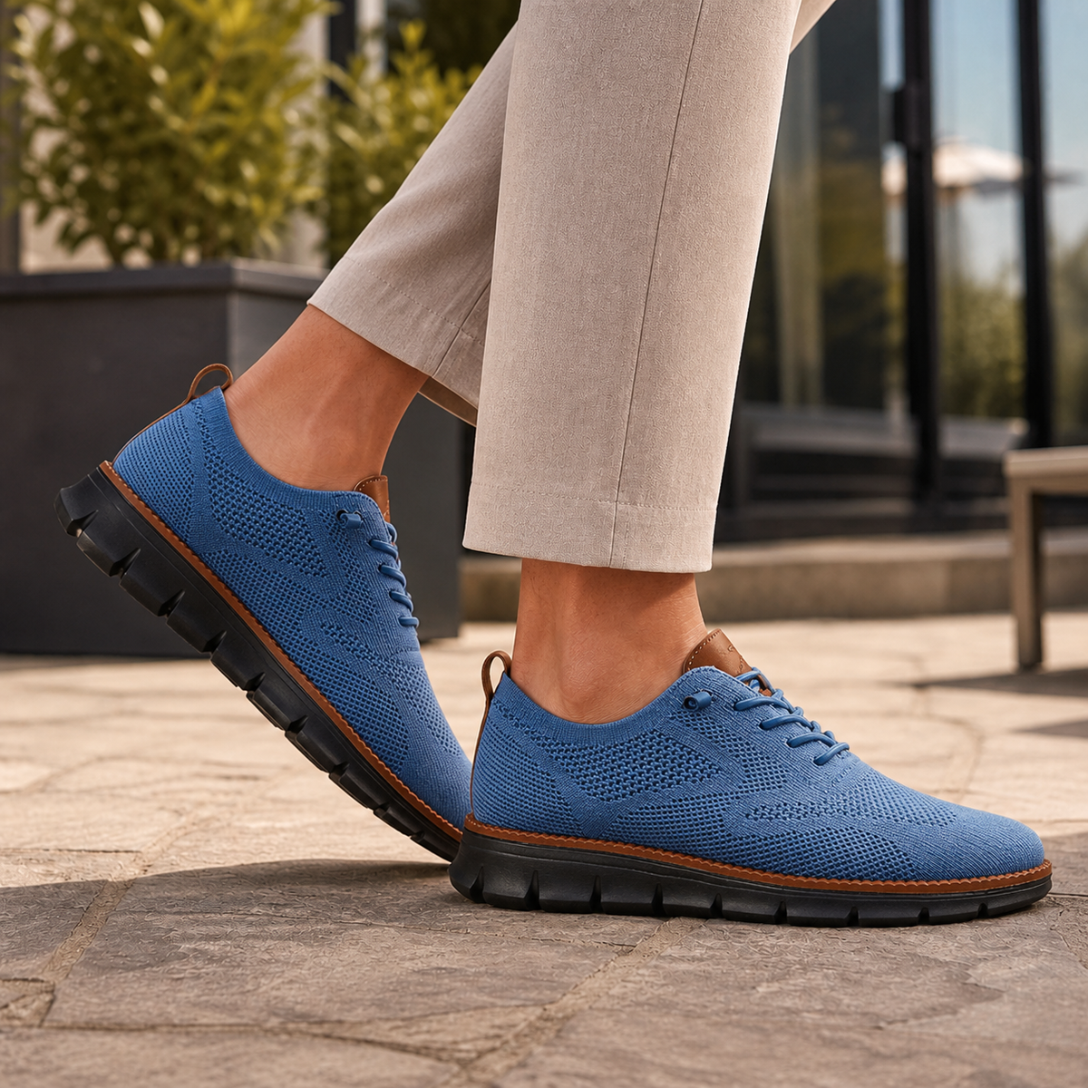 Santoro Orthopedic Sneakers - Blue Black