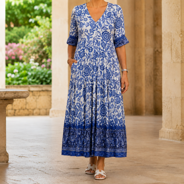 Adriana Floral Maxi Dress