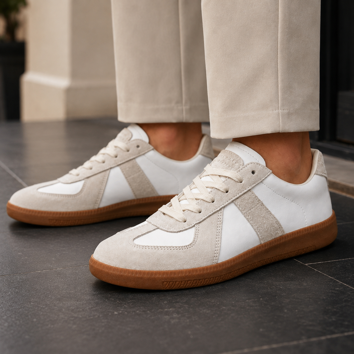 Siena Retro Sneakers - White
