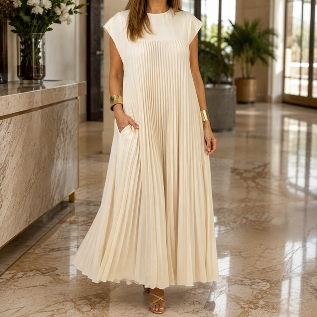 Willa Pleated Maxi Dress