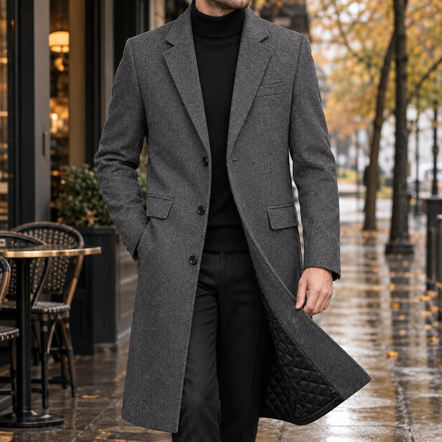 Caspian Cotton Overcoat