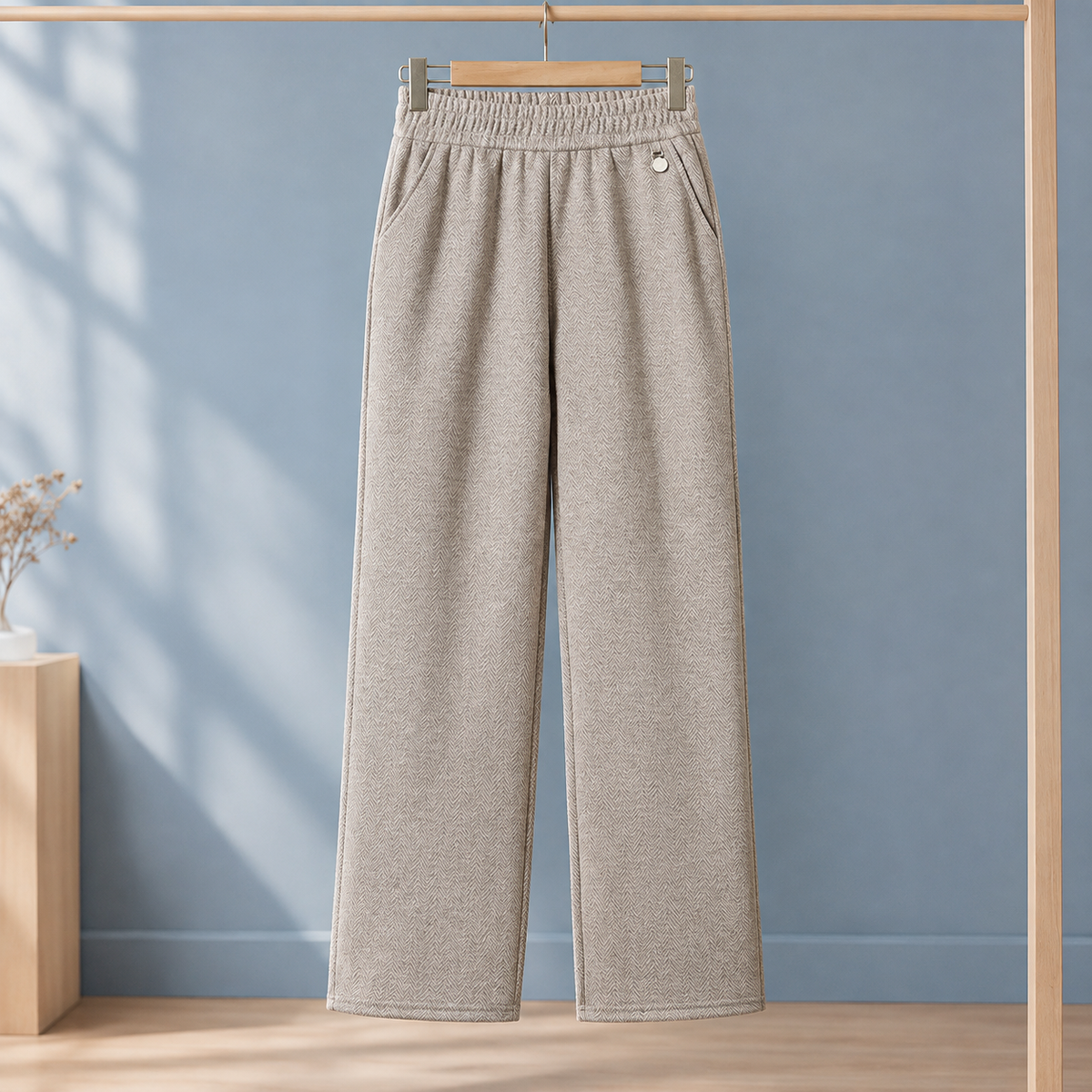 Lana-Eve Wide Leg Pants - Khaki