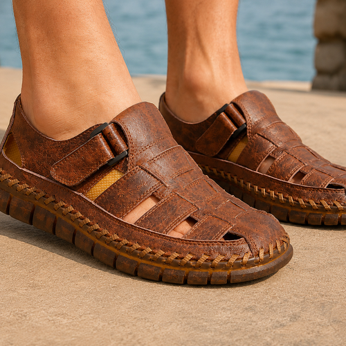 Altieri Fisherman Sandals - Brown