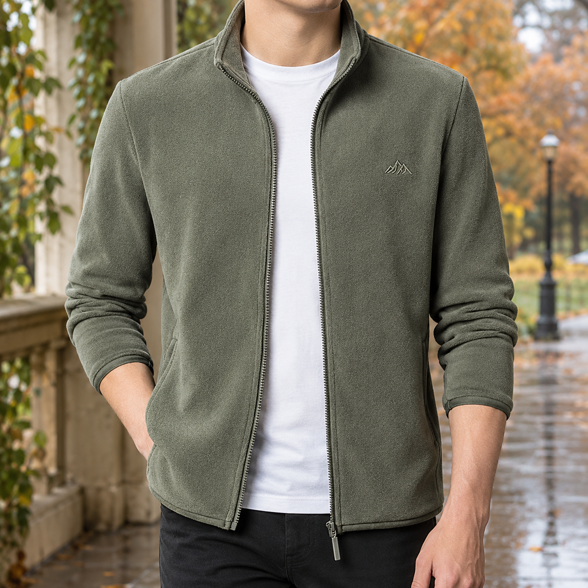 Simon Fleece Jacket - Green
