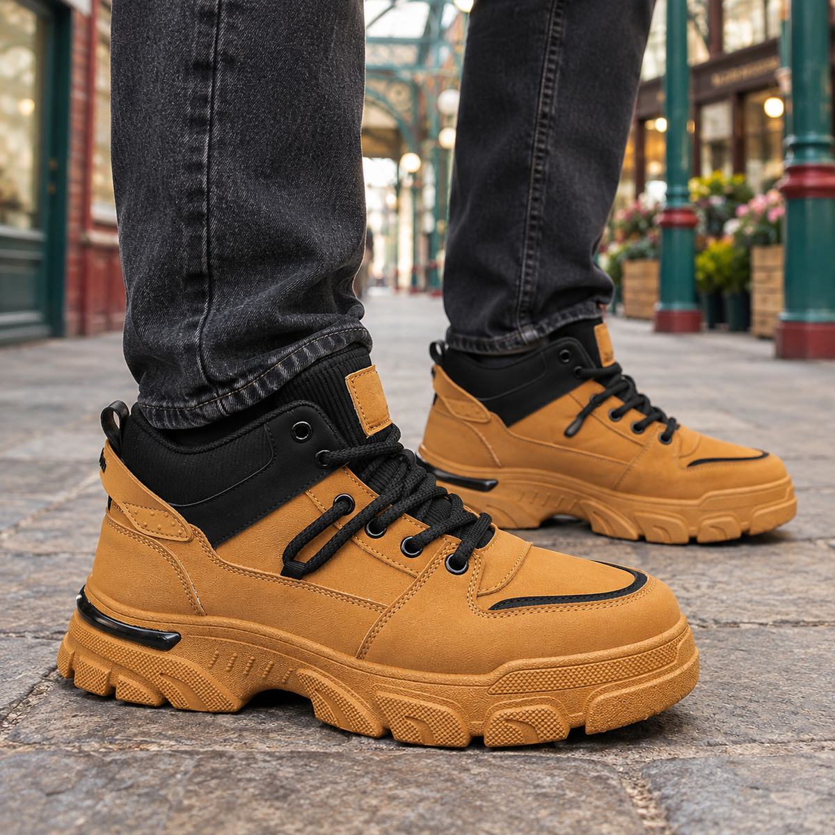Fornari Chunky Sneakers - Brown