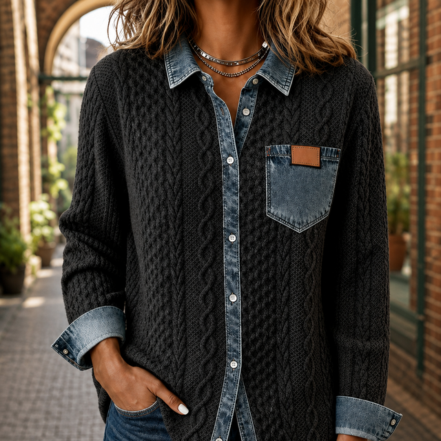 Anouk Cable Knit Shirt