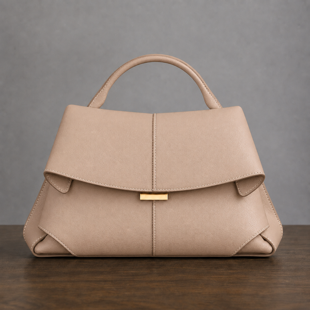 Peretti Sculpted Leather Handbag