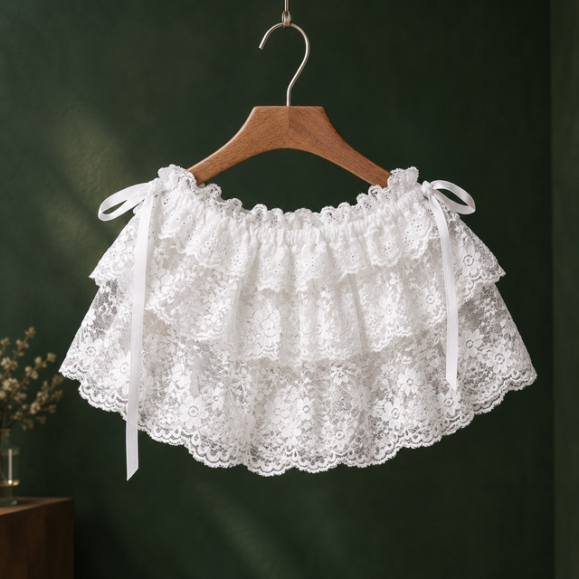 Becca-Marie Lace Mini Skirt