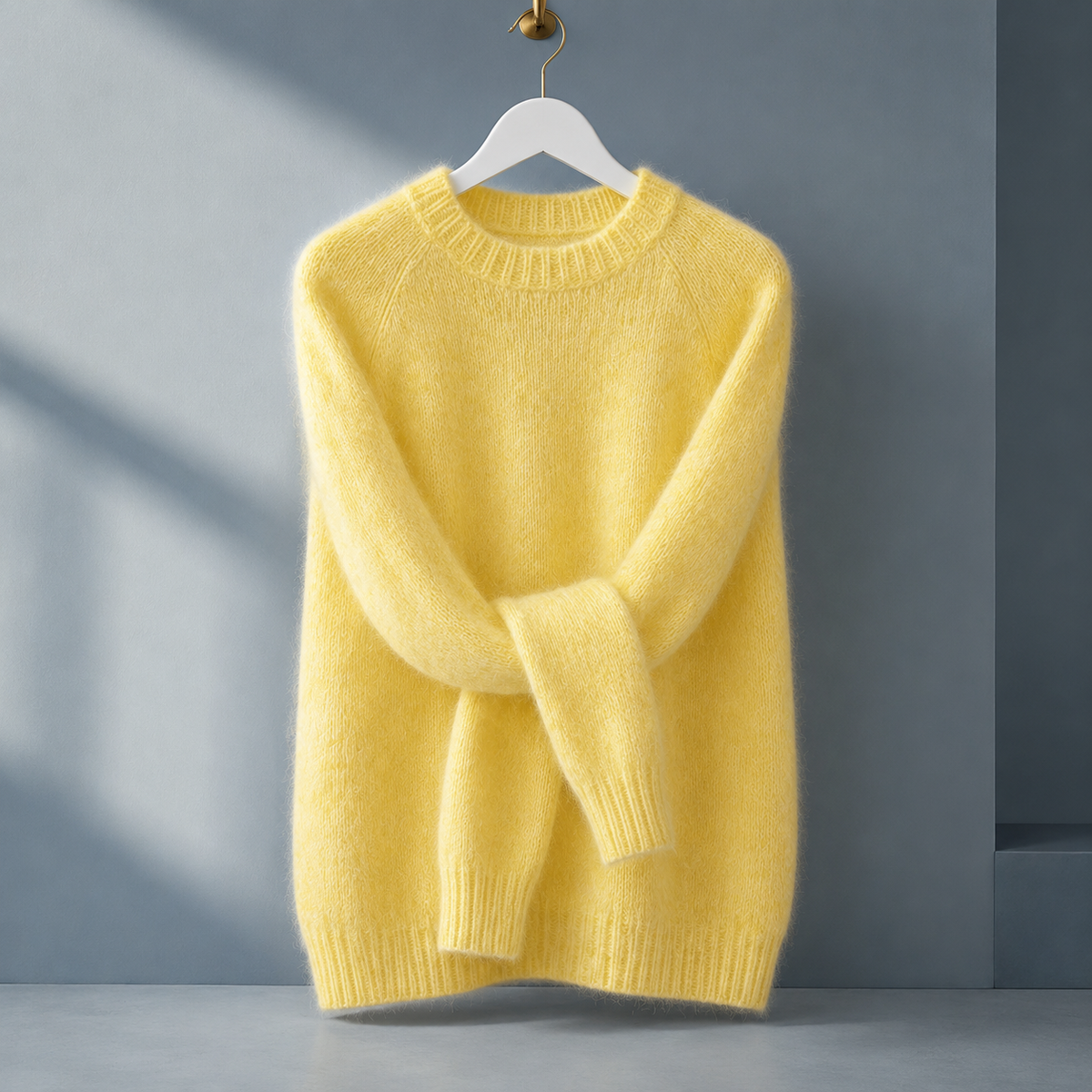 Tabitha-Jade Brushed Sweater - Lemon Yellow