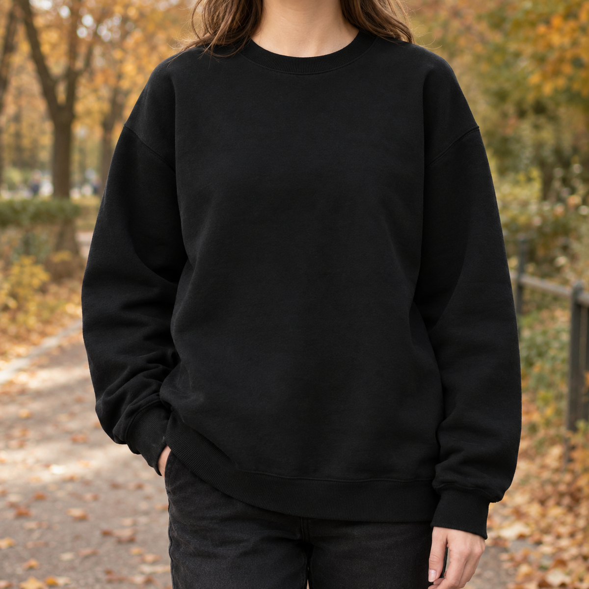 Iolanthe-Skye Crewneck Sweatshirt - Black