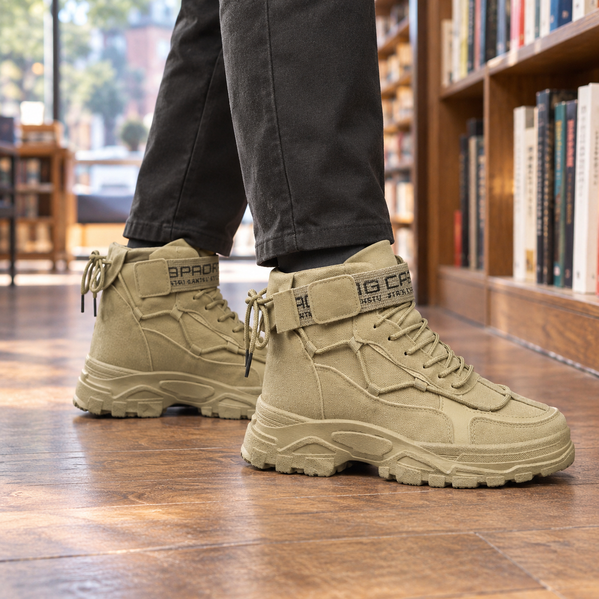 Marostica Suede Boots - Khaki