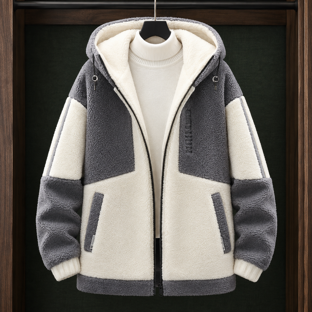 Balthasar Colorblock Jacket - Gray
