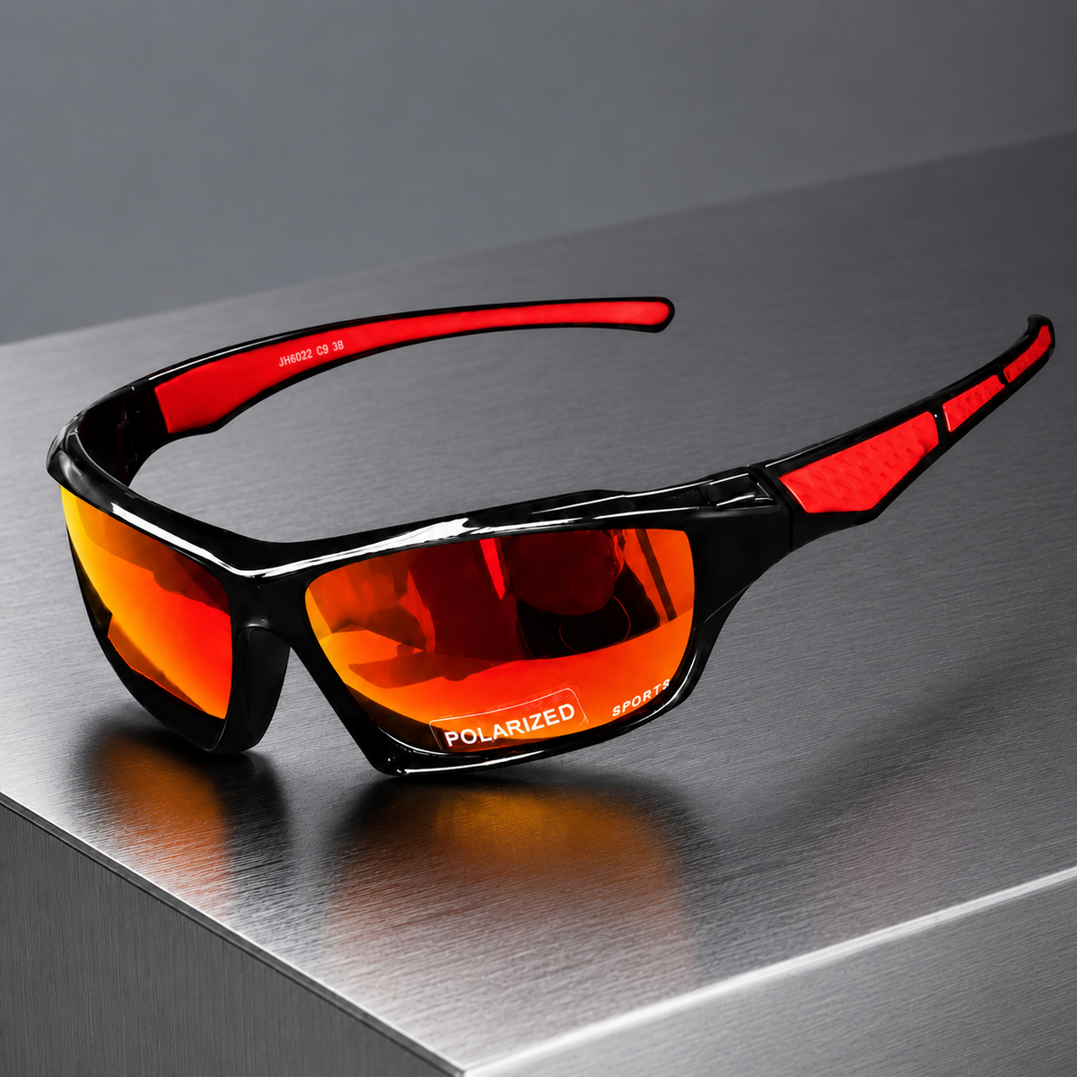 Alec Polarized Sunglasses - Red