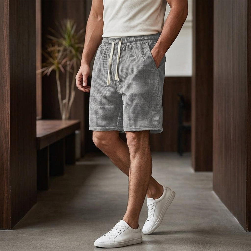 Wyatt Waffle Shorts - Gray