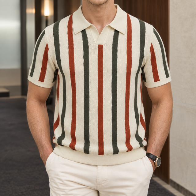 Hubert Striped Polo