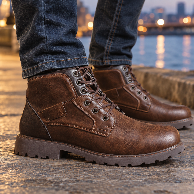 Foligno Lace-Up Boots