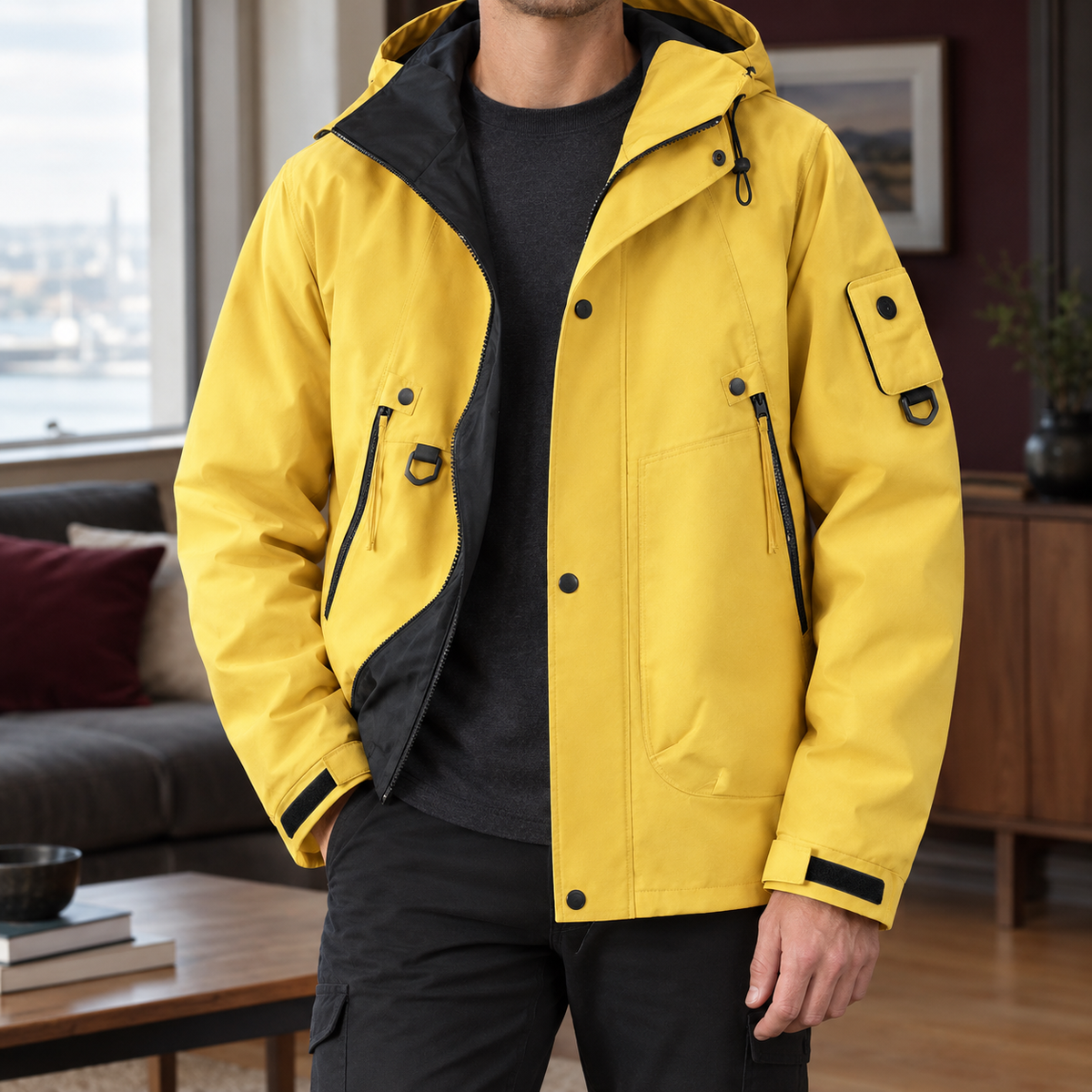 Lennox Utility Jacket - Yellow