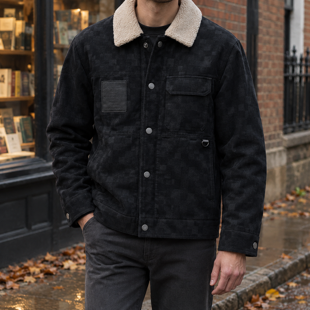 Damaso Contrast Collar Jacket