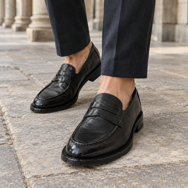 Aldobrandi Leather Loafers