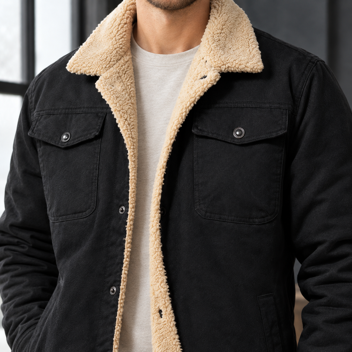 Pierrick Workwear Jacket - Lead Product Detail