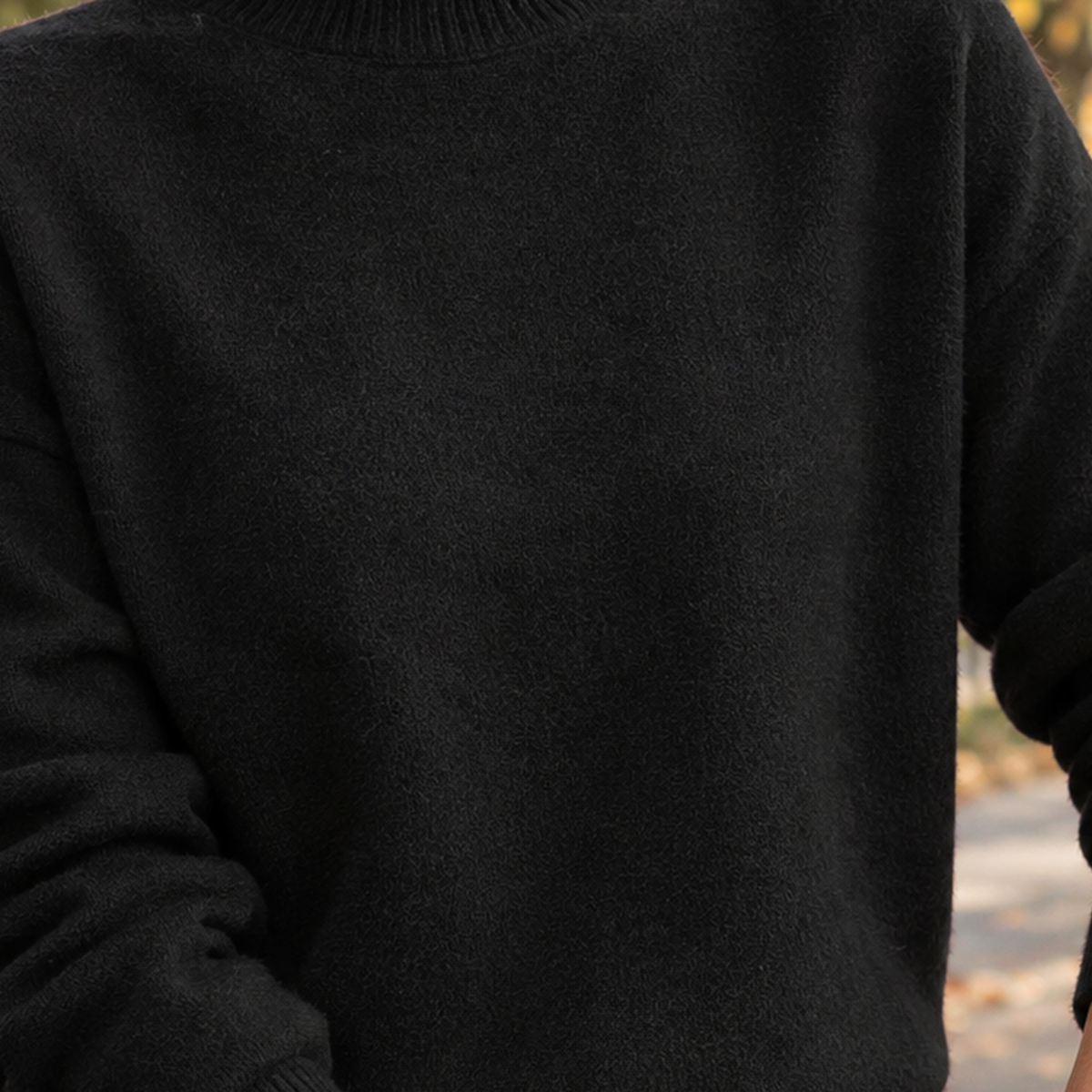 Evadne-Hope Mock Neck Sweater - Lead Product Detail