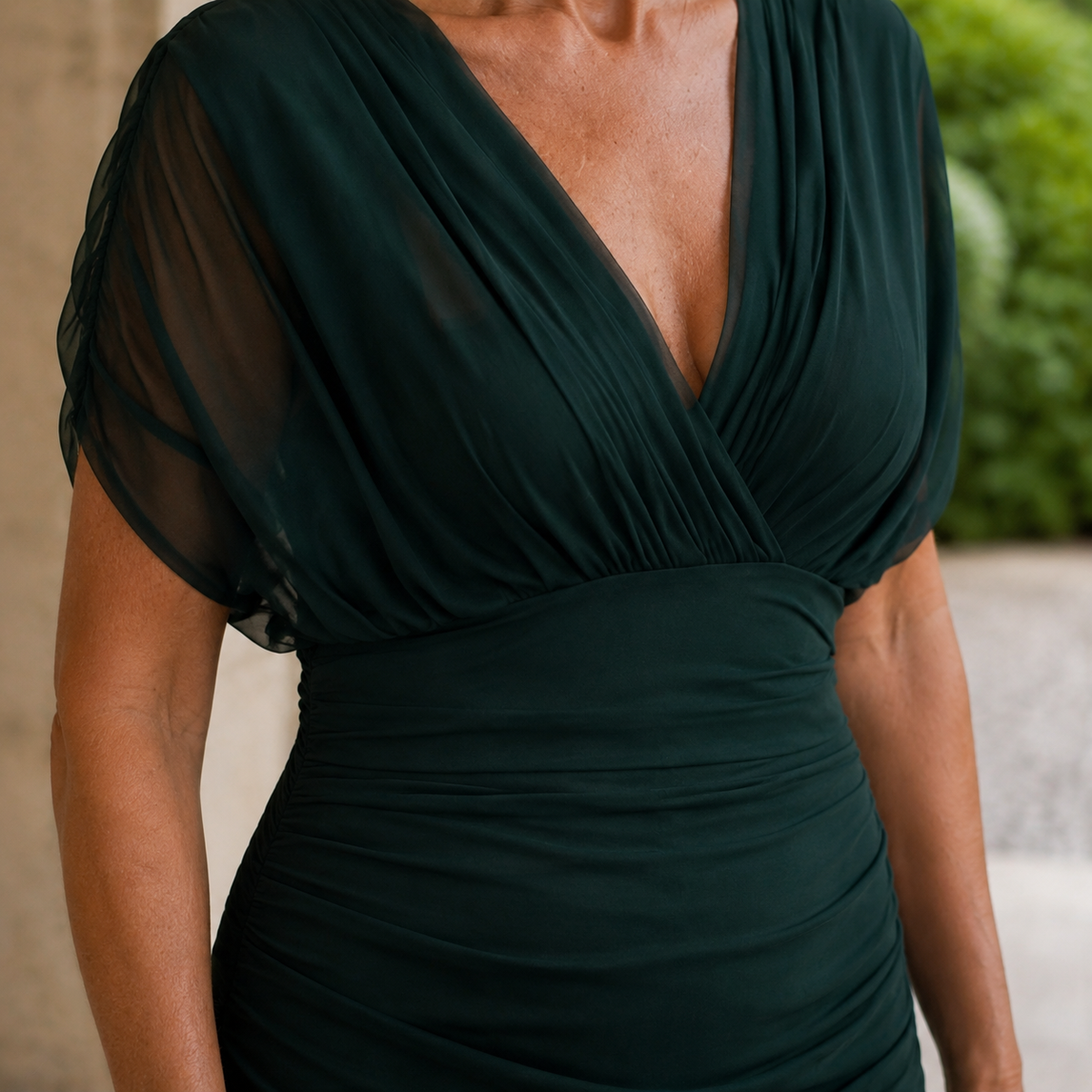 Cerys Draped Maxi Dress - Lead Product Detail