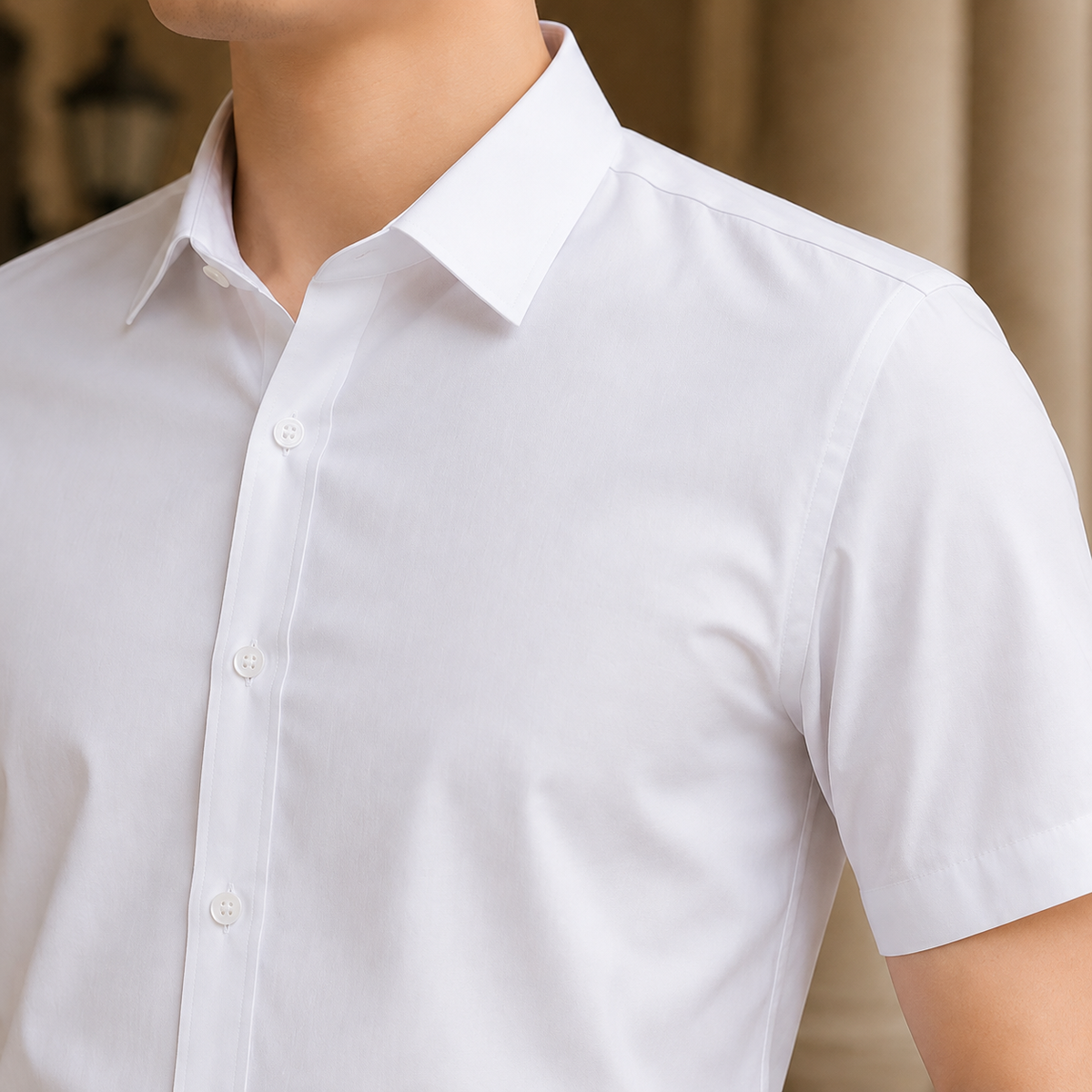 Thibault Slim Fit Shirt - Lead Product Detail