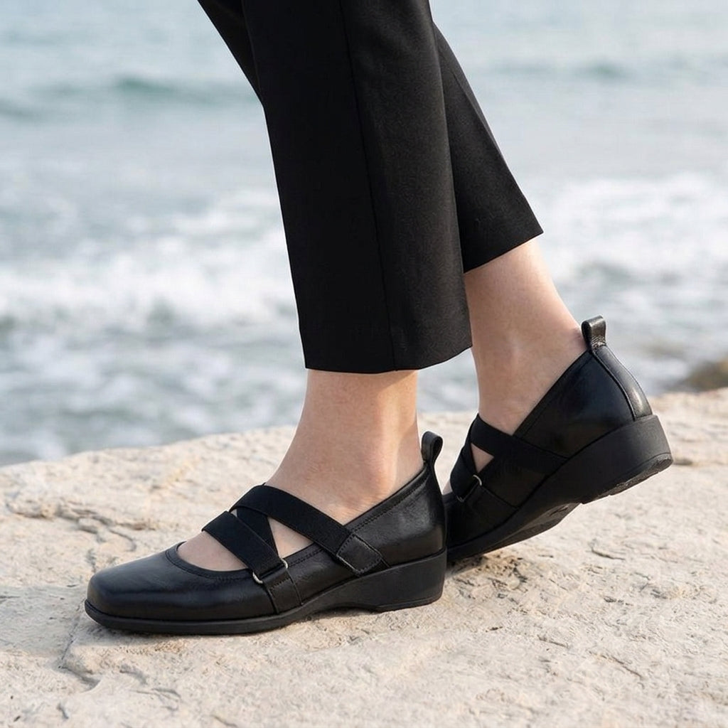 Amalfi Strappy Mary Janes - Lead Alternate View
