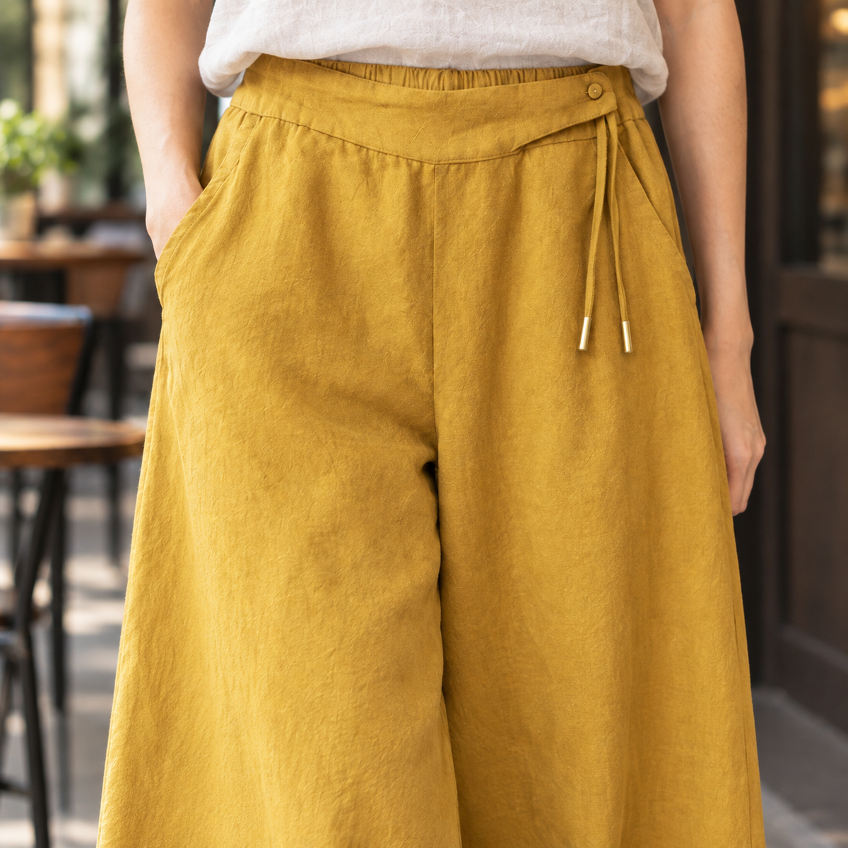 Sophie Wide Leg Pants - Lead Product Detail