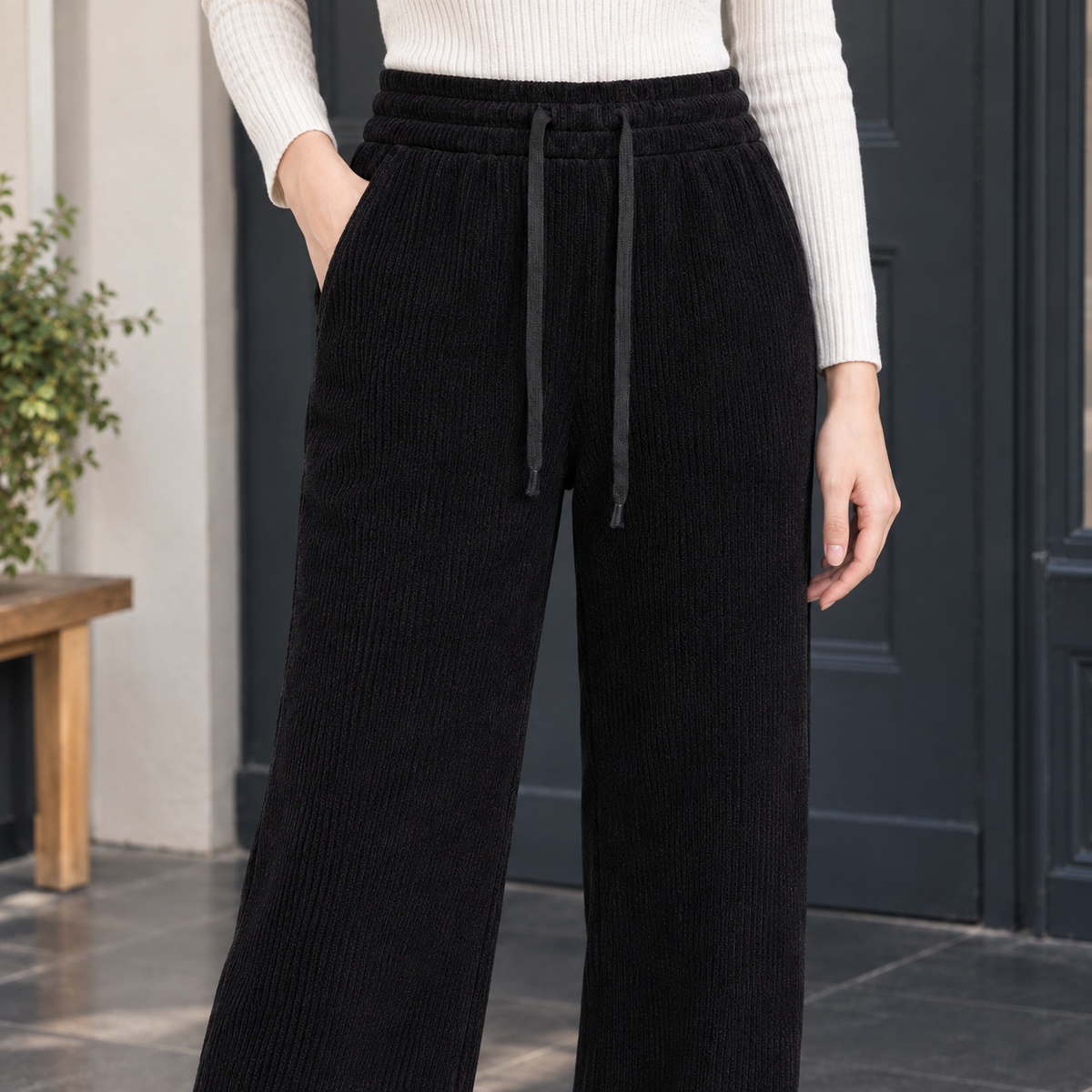 Sabrina Wide-Leg Pants - Lead Product Detail