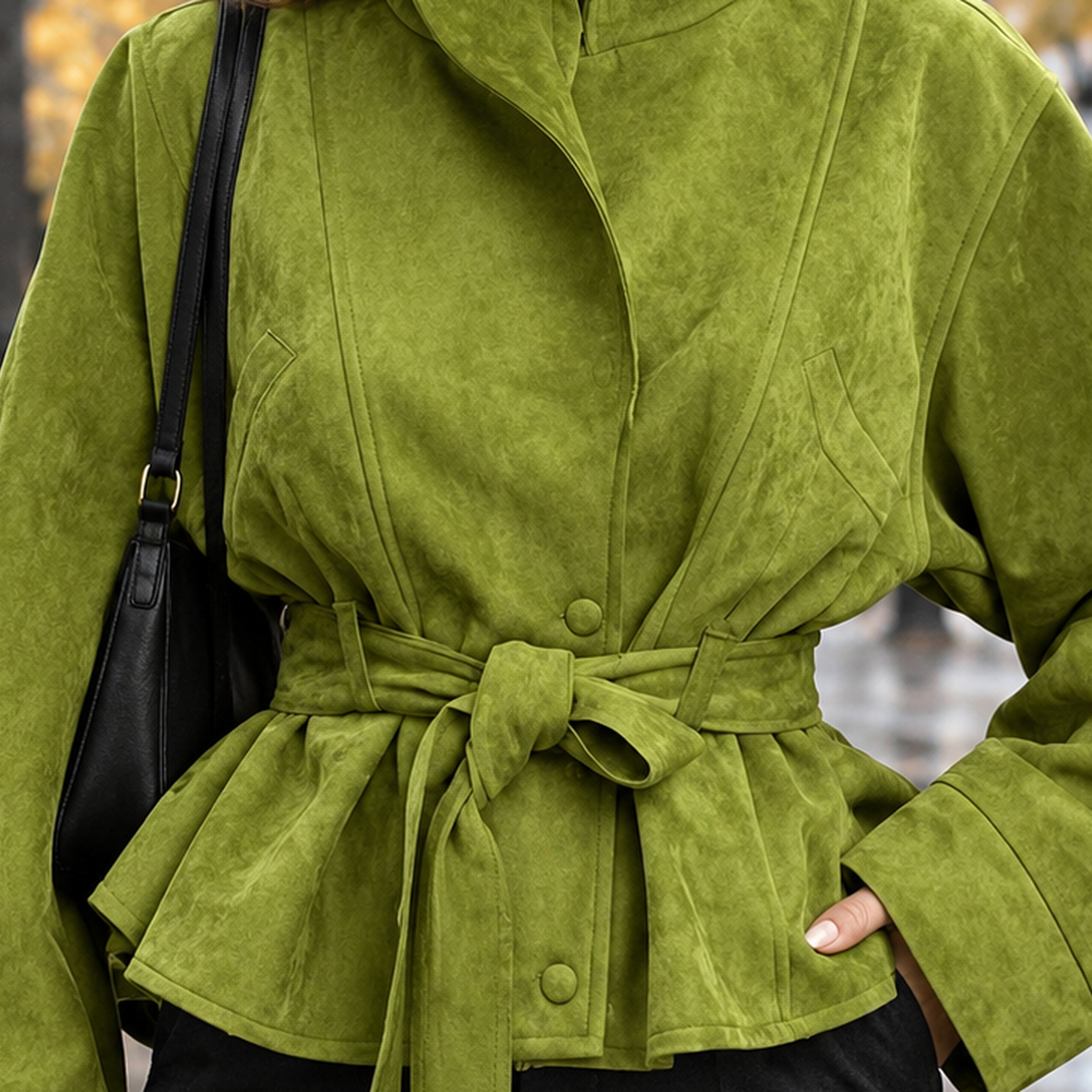 Arletta-Grace Belted Jacket - Lead Product Detail