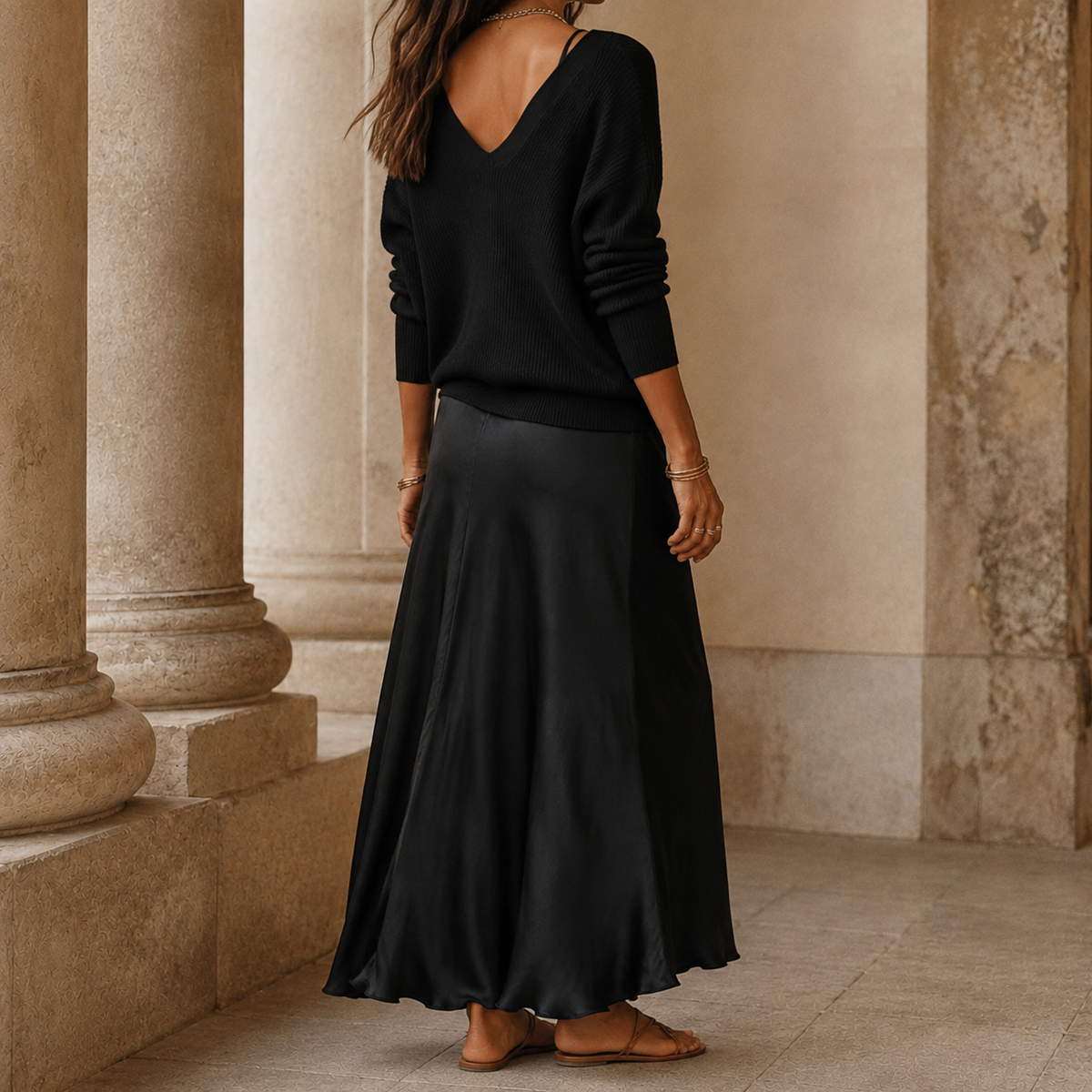 Emilia Slip Dress Set - Lead Alternate View