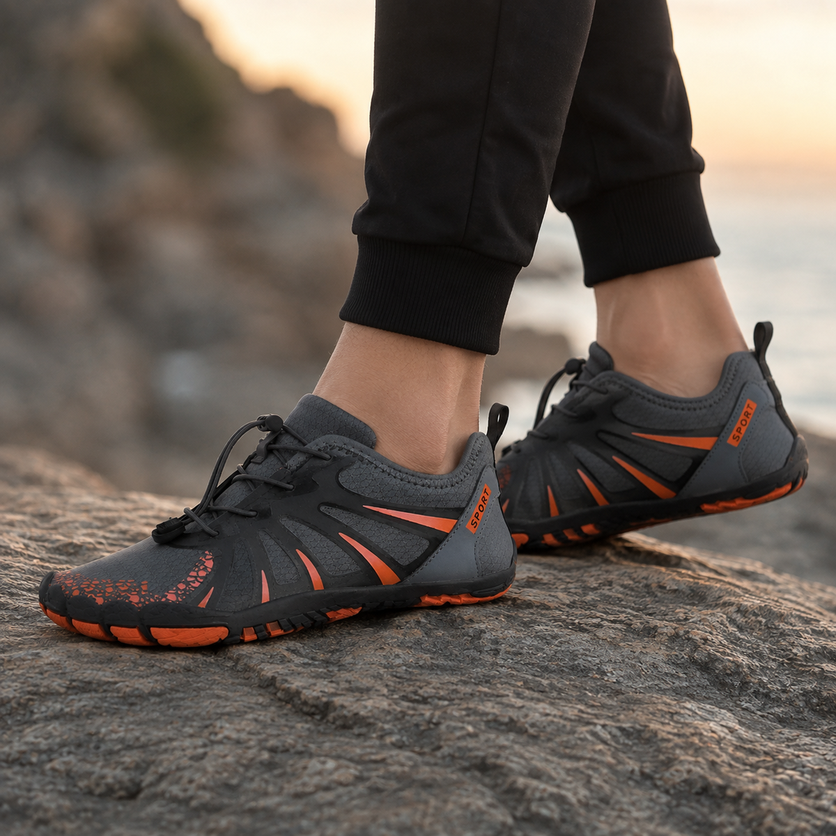 Sorrento Barefoot Water Shoes - Lead Alternate View