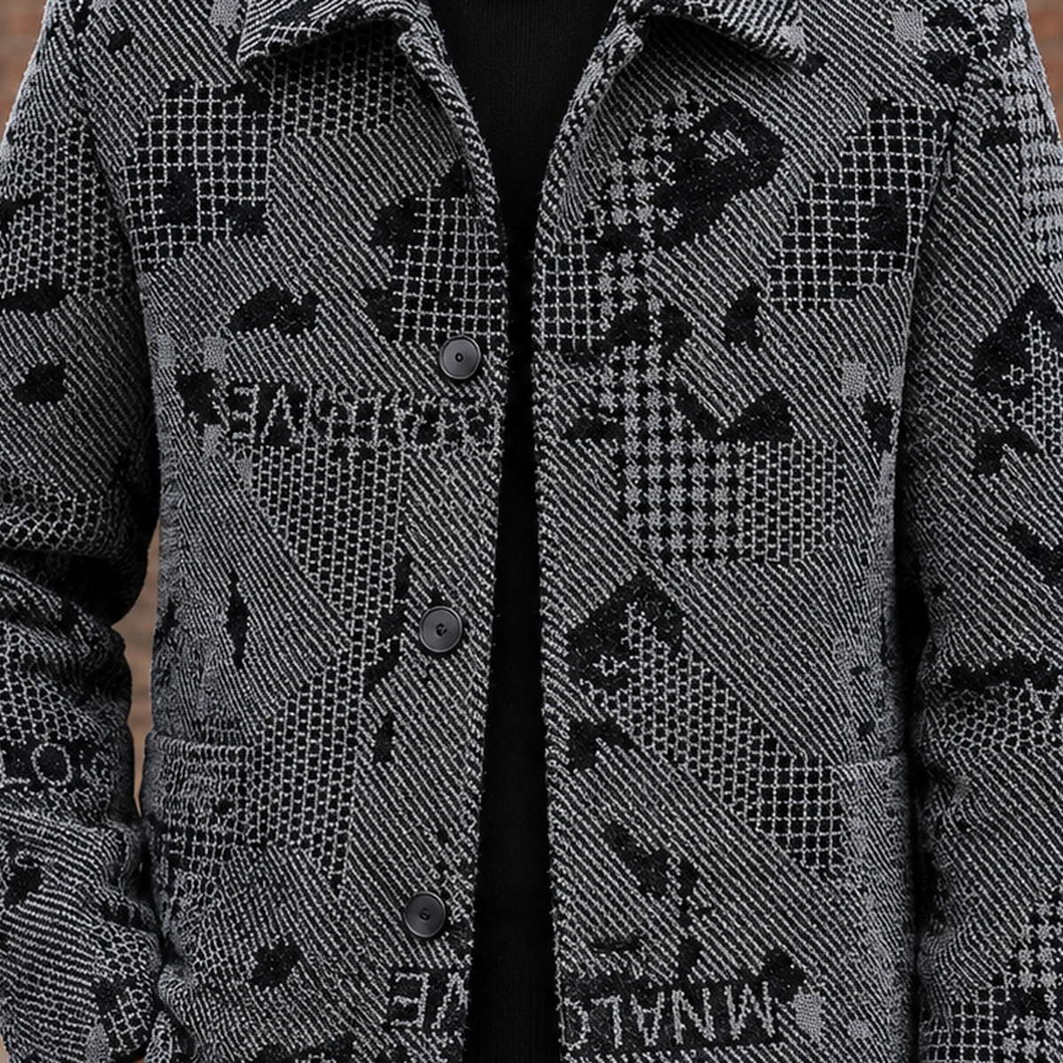 Dylan Patterned Jacket - Lead Product Detail