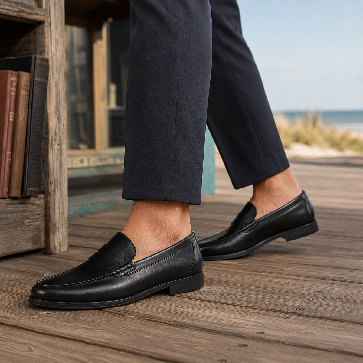 Dario Penny Loafers - Lead Alternate View
