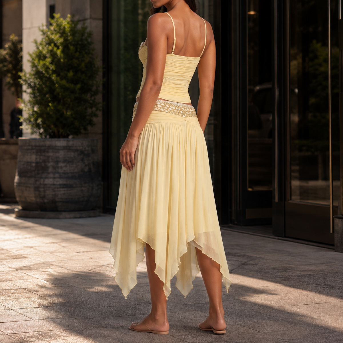 Fenella Asymmetric Set - Lead Alternate View