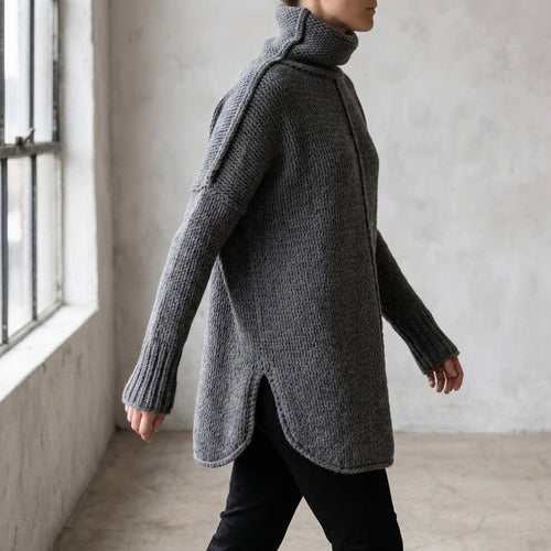 Giulia Turtleneck Sweater - Lead Alternate View