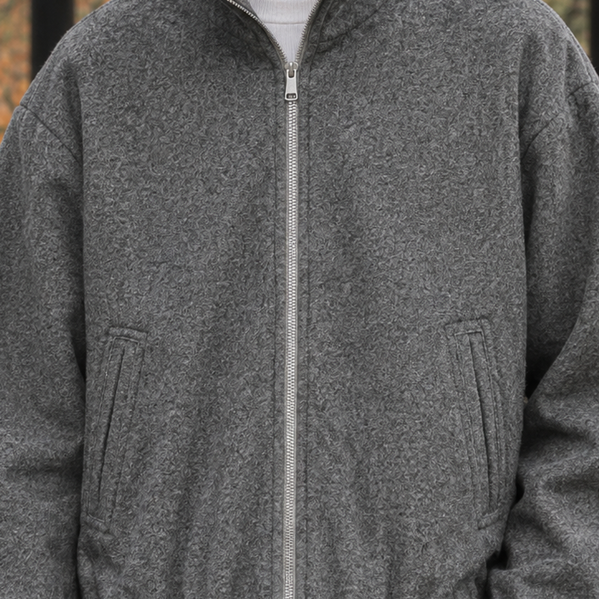 Silas Funnel Neck Jacket - Lead Product Detail